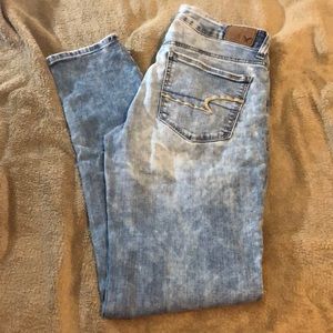 American Eagle super stretch straight jeans